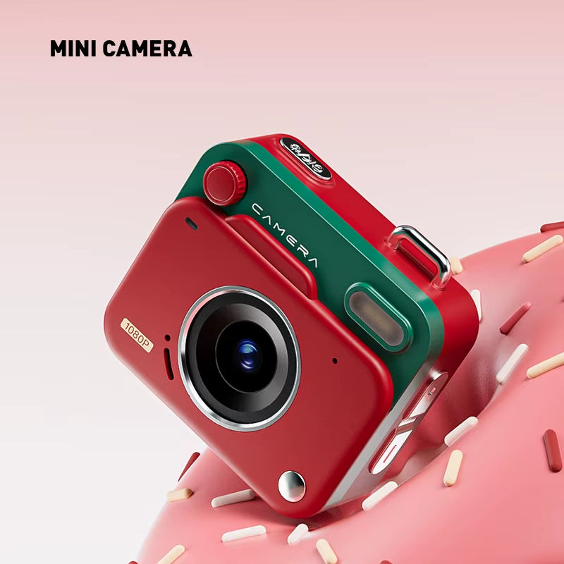 Mini Thumb Pocket CCD Digital Camera HD Retro Camera Portable Keychain Camera Outdoor Travel Photo Recorder Gift Y6000